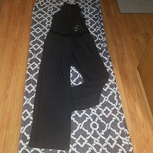 Black Halter Jumpsuit, Size 8
